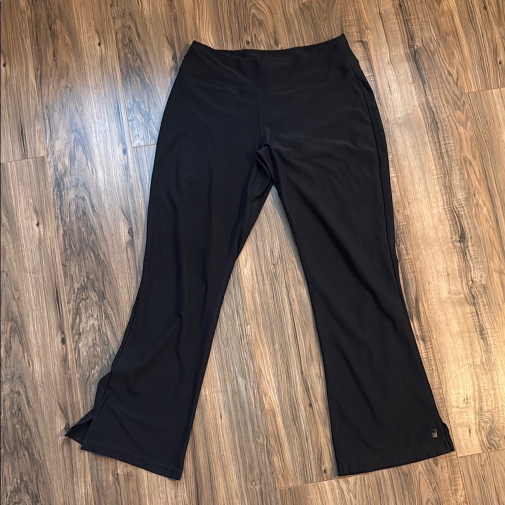 Elegant Black Wide Leg Women's Pants